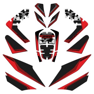 Honda Forza 250 Northbound Premium Tank Pad Set