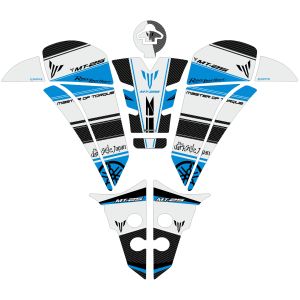 Yamaha MT-25 Original Premium Full Tank Pad Set (2020 - 2026) - Mavi