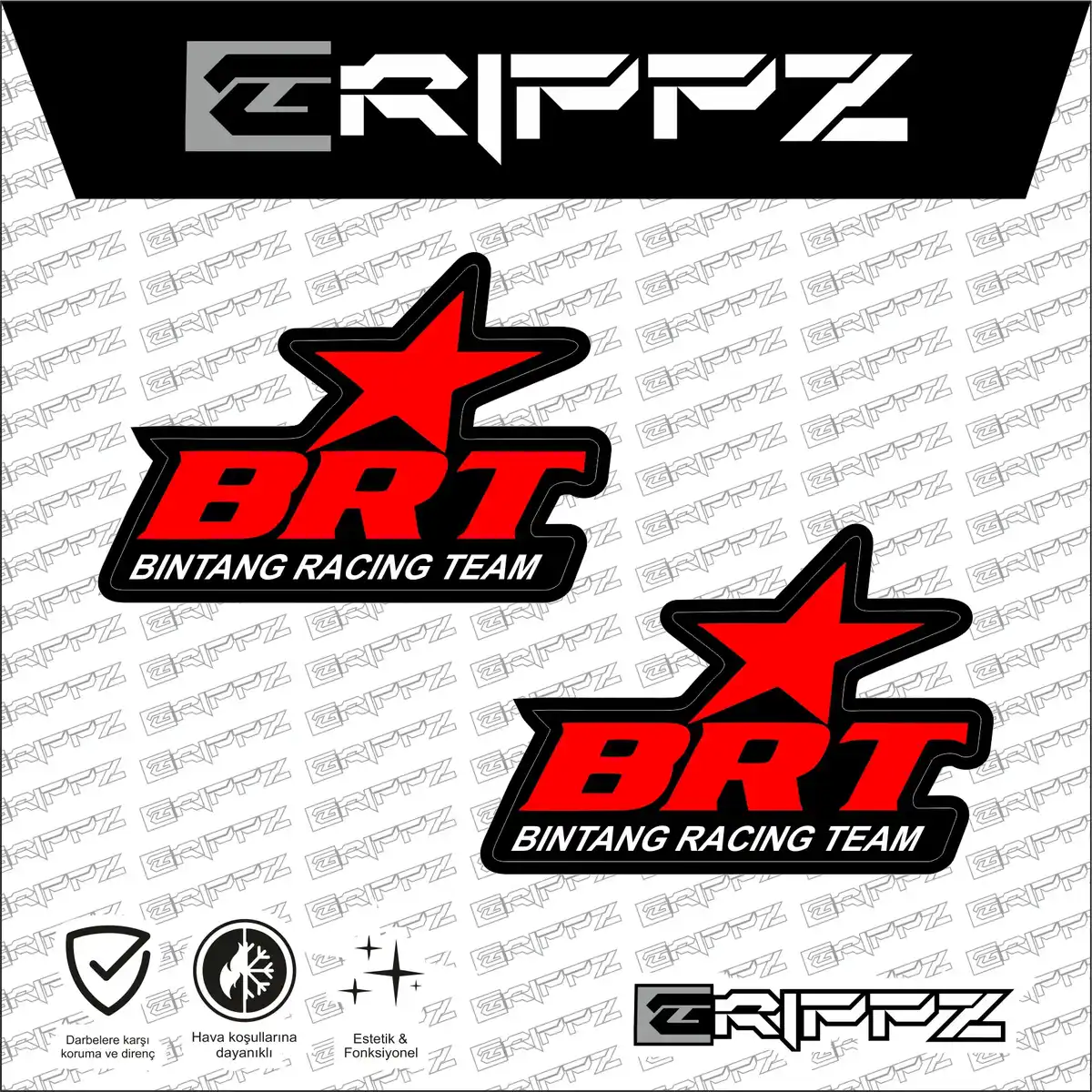 BRT B.R.T Sticker - Görsel 1