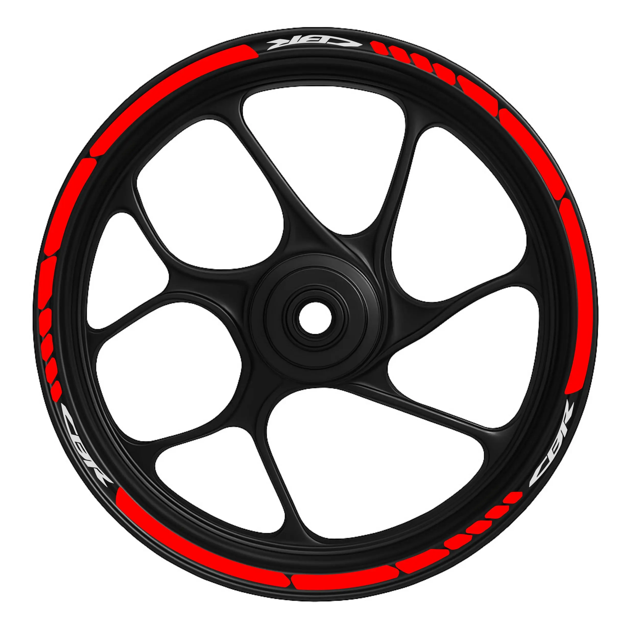CBR500R Dotted - KIRMIZI Honda Cbr650F Dotted Jant Şeridi (Cbr Yazılı) - Görsel 1