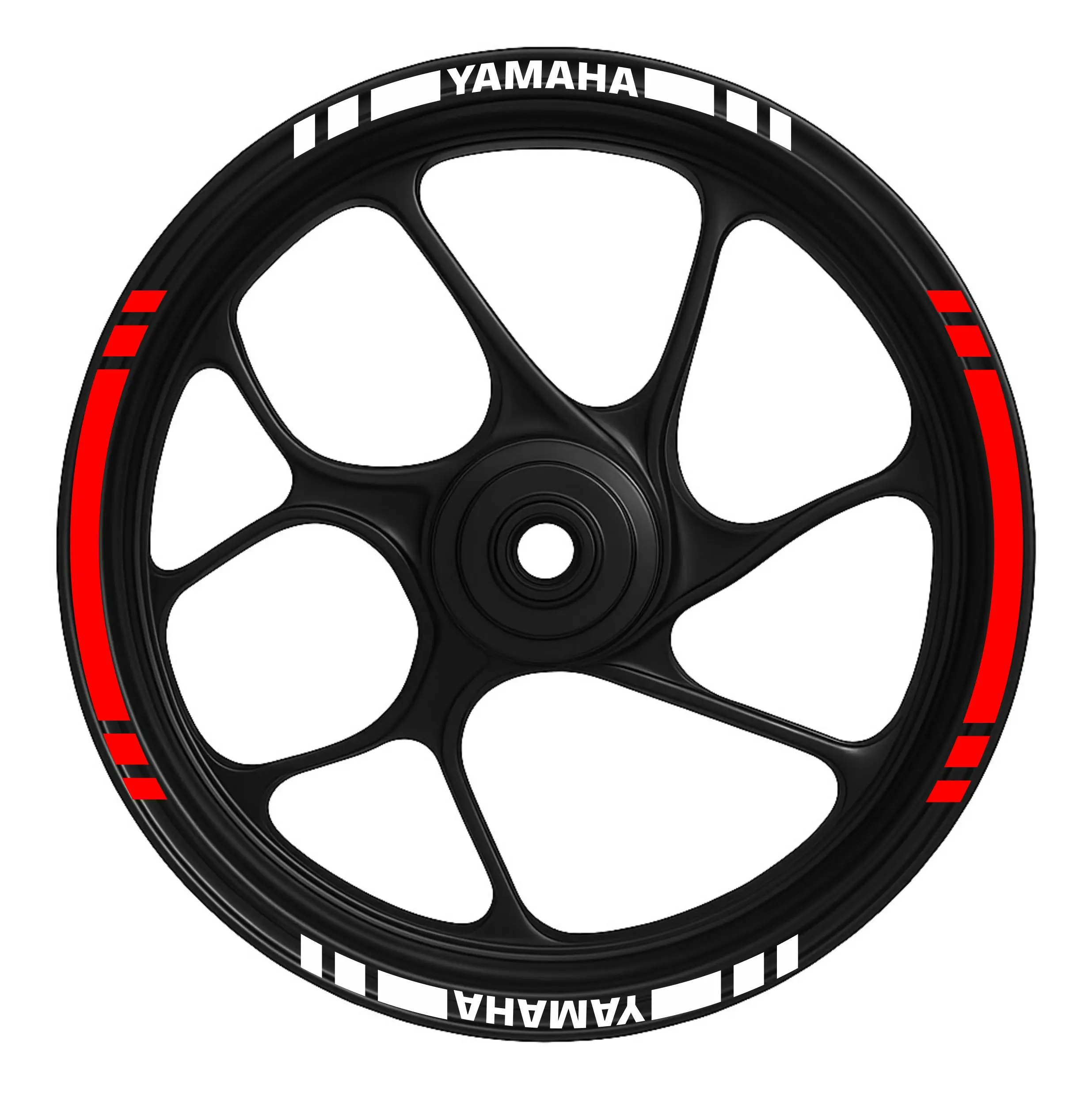 MT25 Striped - KIRMIZI Yamaha MT-07 Striped Jant Şeridi - Görsel 1