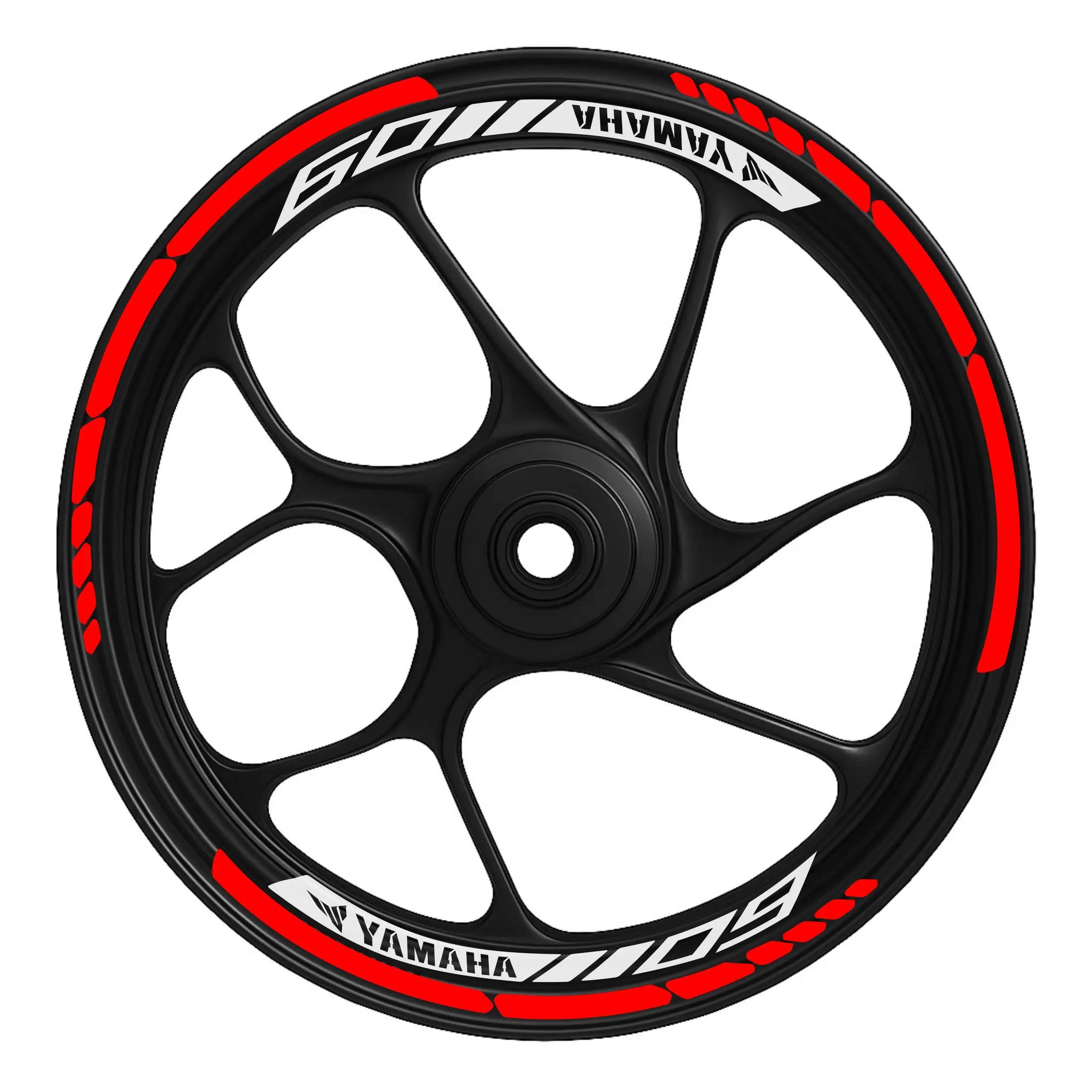 Mt09 Bolt - kirmizi Yamaha MT-09 Bolt Jant Şeridi - Görsel 1