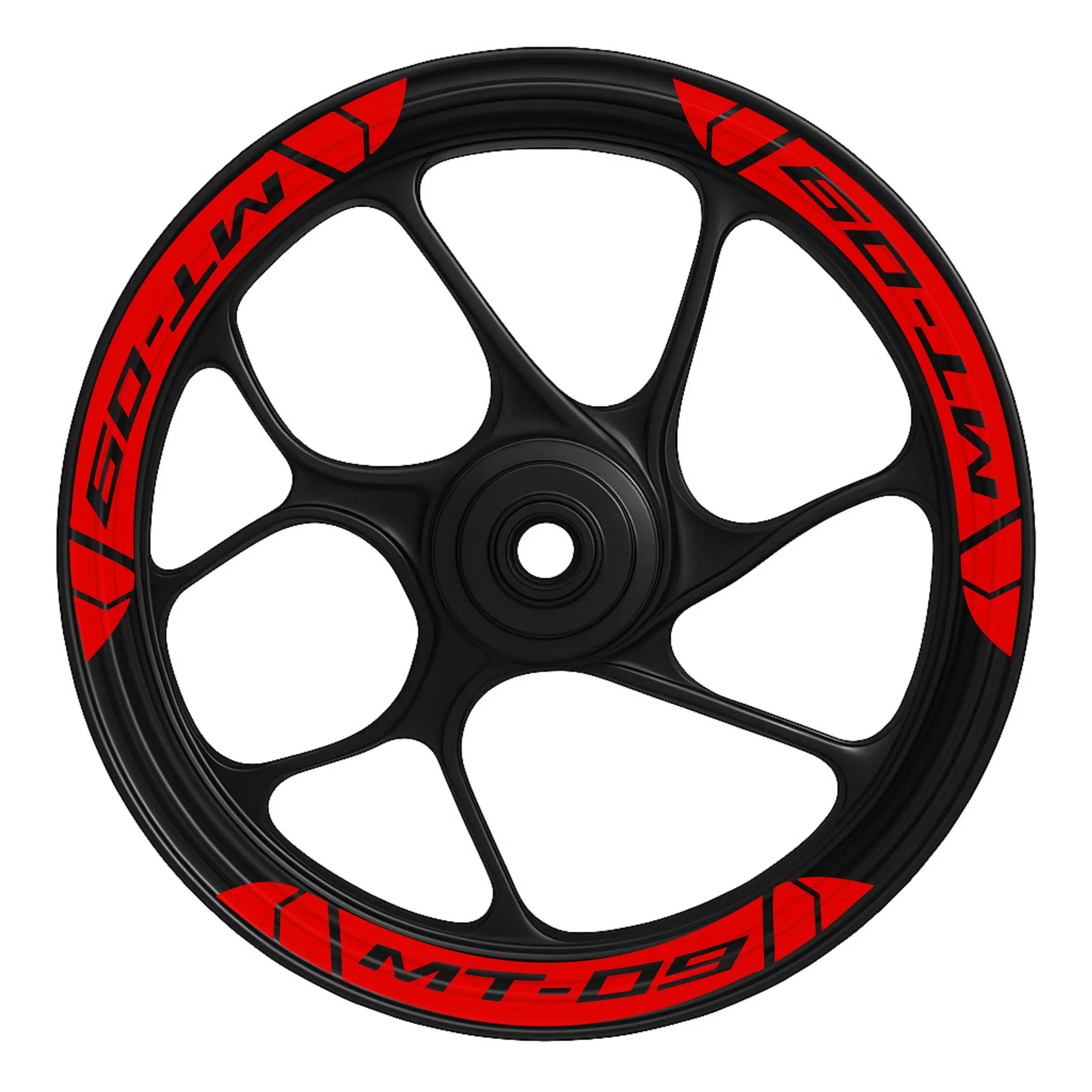 Mt09 - KIRMIZI Yamaha MT-09 Jant Şeridi - Görsel 1