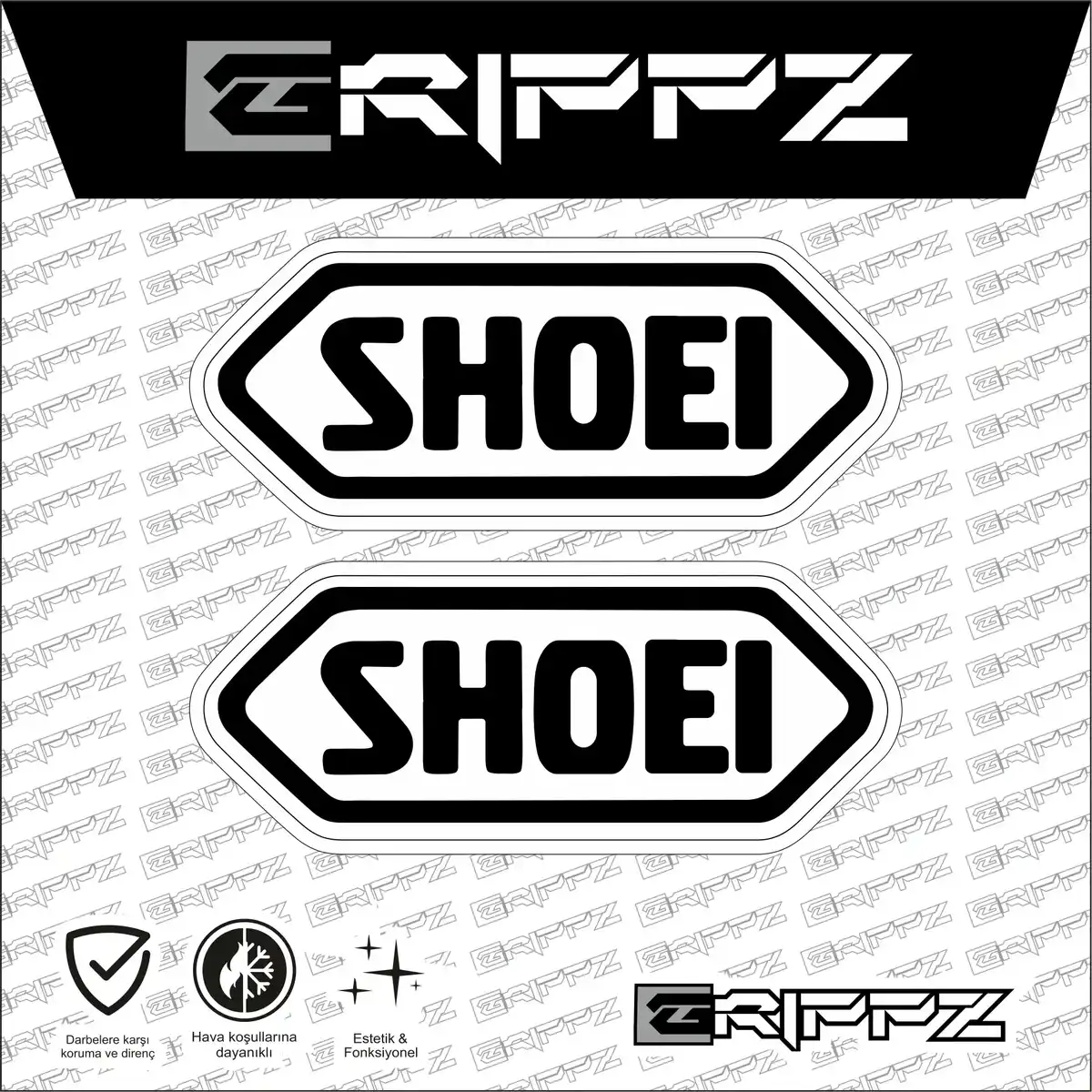 Shoei-1 Shoei Sticker - Görsel 1