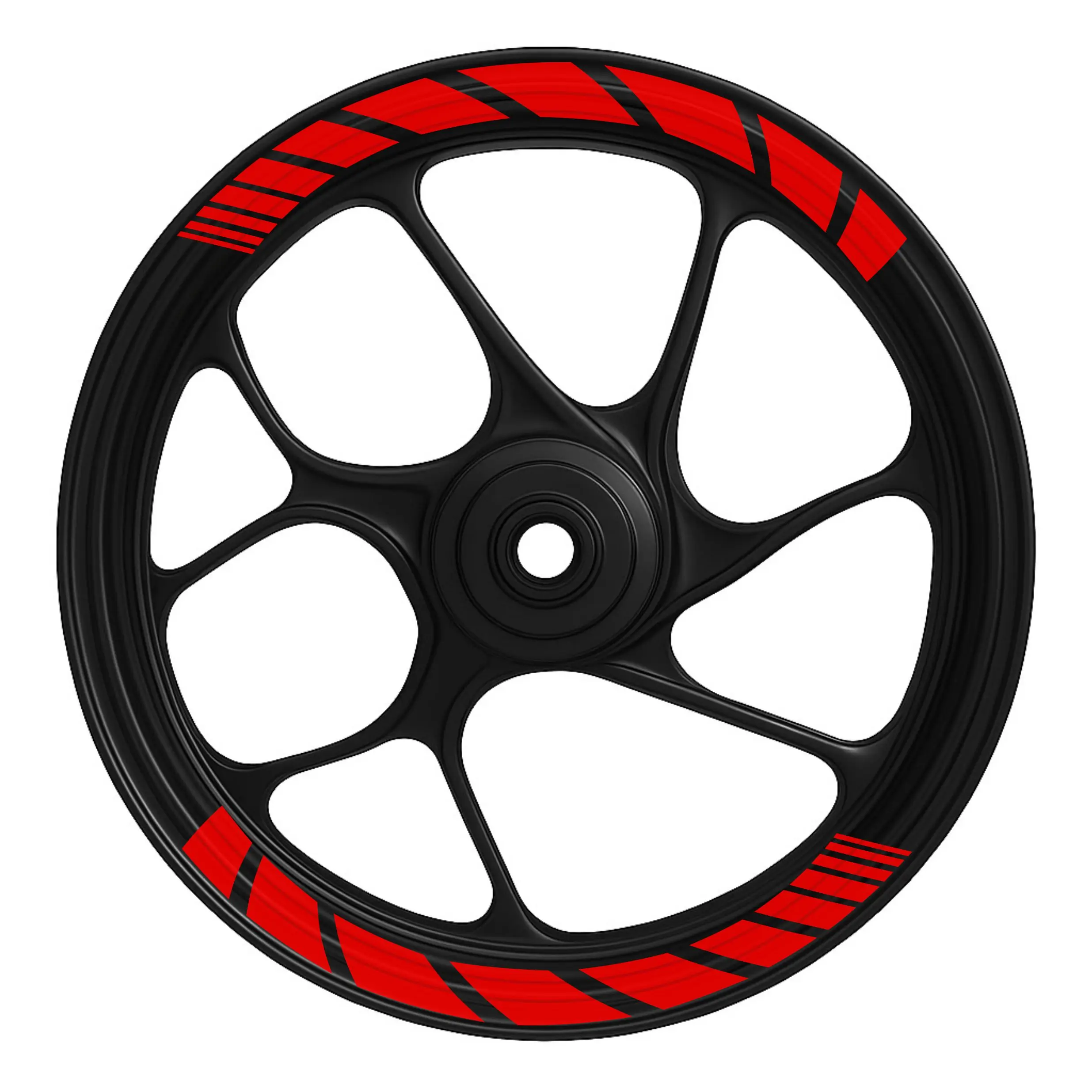 Slash - KIRMIZI QJMotor Srk125R Slash Jant Şeridi - Görsel 1
