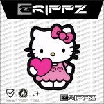 Hello Kitty Kalp Tutan Figür Sticker